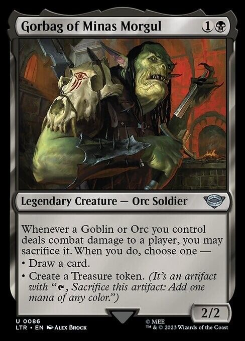 Gorbag of Minas Morgul ~ The Lord of the Rings [ NM ] [ Magic MTG ]