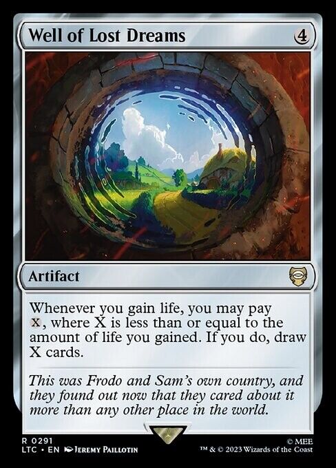 Well of Lost Dreams ~ Commander: The Lord of the Rings [ NM ] [ Magic MTG ]