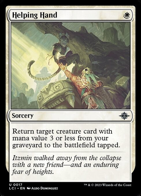 Helping Hand ~ The Lost Caverns of Ixalan [ NM ] [ Magic MTG ]