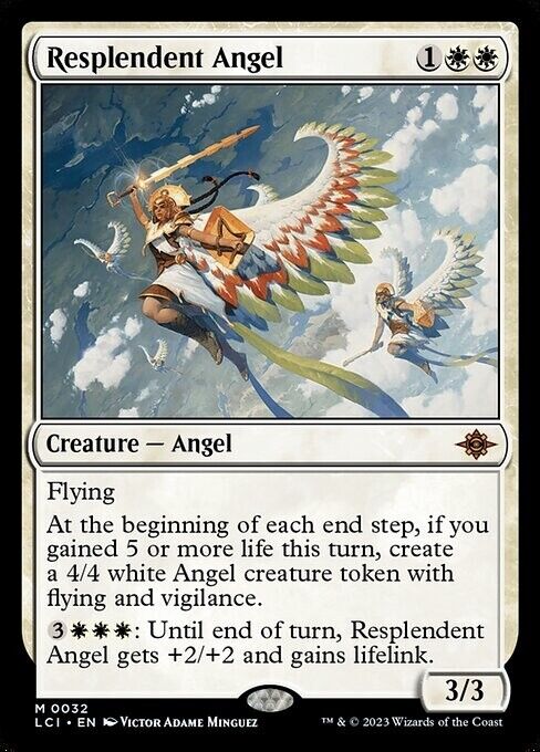 Resplendent Angel ~ The Lost Caverns of Ixalan [ NM ] [ Magic MTG ]