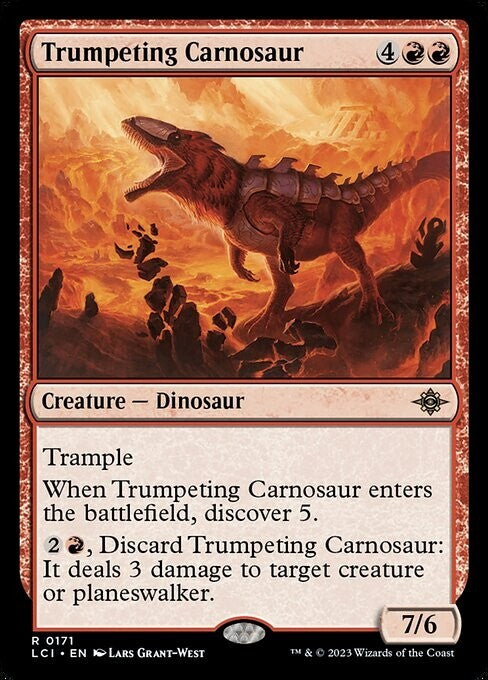 Trumpeting Carnosaur ~ The Lost Caverns of Ixalan [ NM ] [ Magic MTG ]