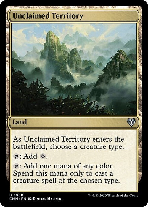Unclaimed Territory ~ Commander Masters [ NearMint ] [ Magic MTG ]