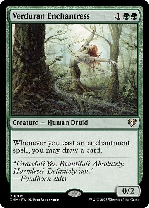 Verduran Enchantress ~ Commander Masters [ NearMint ] [ Magic MTG ]