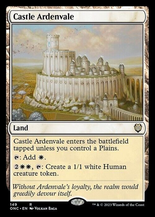 Castle Ardenvale ~ Commander: Phyrexia: All Will Be One [ NM ] [ Magic MTG ]