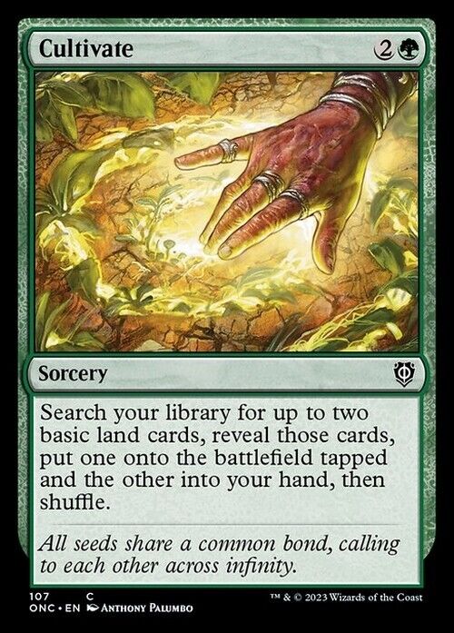 Cultivate ~ Commander: Phyrexia: All Will Be One [ NM ] [ Magic MTG ]