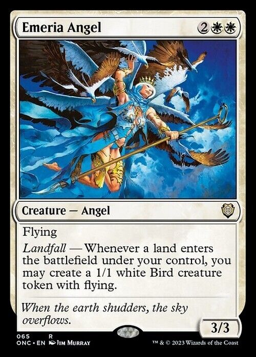 Emeria Angel ~ Commander: Phyrexia: All Will Be One [ NM ] [ Magic MTG ]