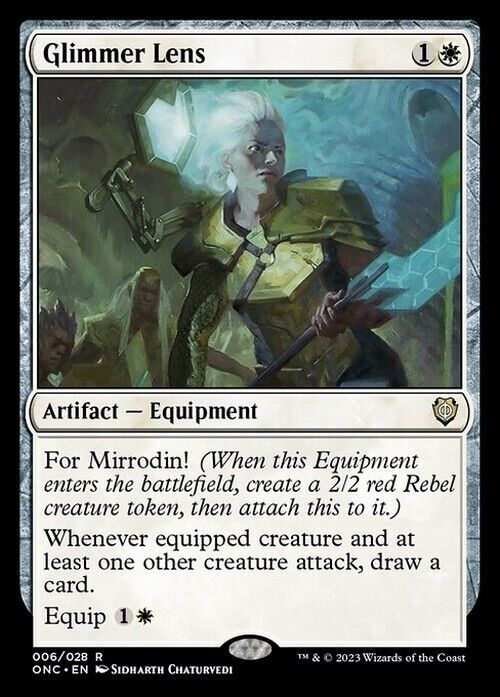 Glimmer Lens ~ Commander: Phyrexia: All Will Be One [ NM ] [ Magic MTG ]