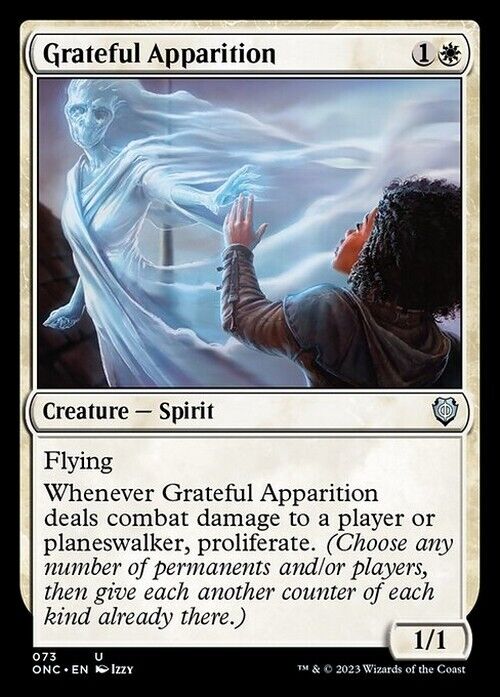 Grateful Apparition ~ Commander: Phyrexia: All Will Be One [ NM ] [ Magic MTG ]