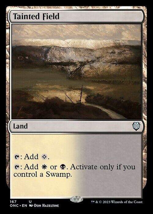 Tainted Field ~ Commander: Phyrexia: All Will Be One [ NM ] [ Magic MTG ]