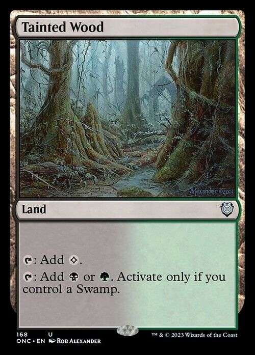 Tainted Wood ~ Commander: Phyrexia: All Will Be One [ NM ] [ Magic MTG ]