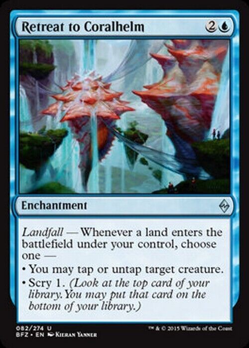 Retreat to Coralhelm ~ Battle for Zendikar [ Excellent ] [ Magic MTG ]