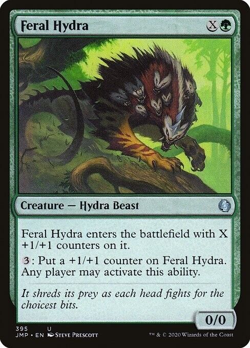 Feral Hydra ~ Jumpstart 2021 [ NearMint ] [ Magic MTG ]