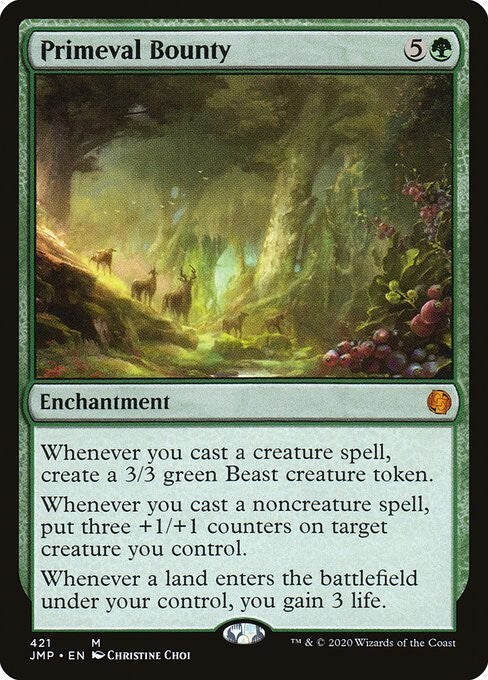 Primeval Bounty ~ Jumpstart 2021 [ NearMint ] [ Magic MTG ]