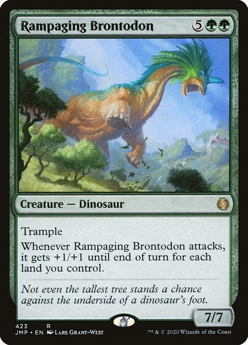 Rampaging Brontodon ~ Jumpstart 2021 [ NearMint ] [ Magic MTG ]