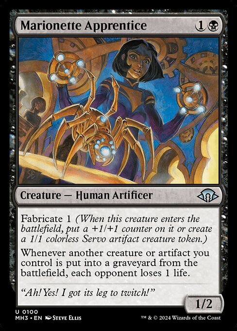 Marionette Apprentice ~ Modern Horizons 3 [ NearMint ] [ Magic MTG ]
