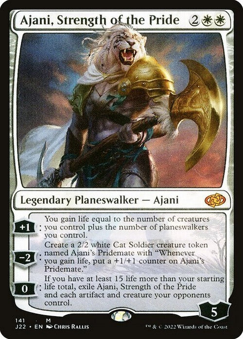 Ajani, Strength of the Pride ~ Jumpstart 2022 [ NearMint ] [ Magic MTG ]