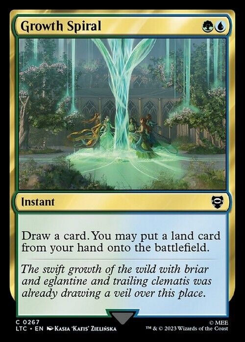 Growth Spiral ~ Commander: The Lord of the Rings [ NM ] [ Magic MTG ]