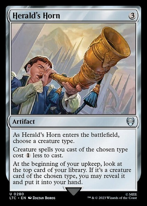 Herald's Horn ~ Commander: The Lord of the Rings [ NM ] [ Magic MTG ]
