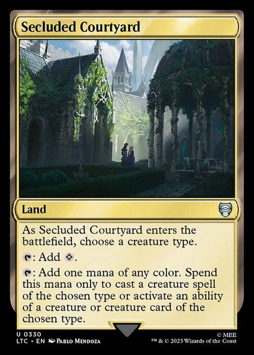 Secluded Courtyard ~ Commander: The Lord of the Rings [ NM ] [ Magic MTG ]