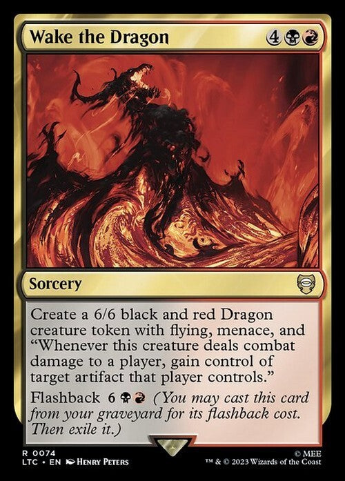 Wake the Dragon ~ Commander: The Lord of the Rings [ NM ] [ Magic MTG ]