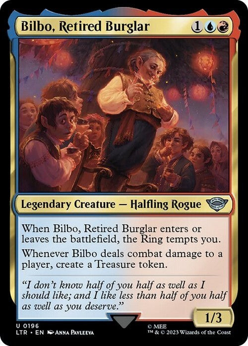 Bilbo, Retired Burglar ~ The Lord of the Rings [ NM ] [ Magic MTG ]