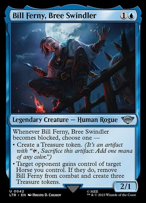Bill Ferny, Bree Swindler ~ The Lord of the Rings [ NM ] [ Magic MTG ]