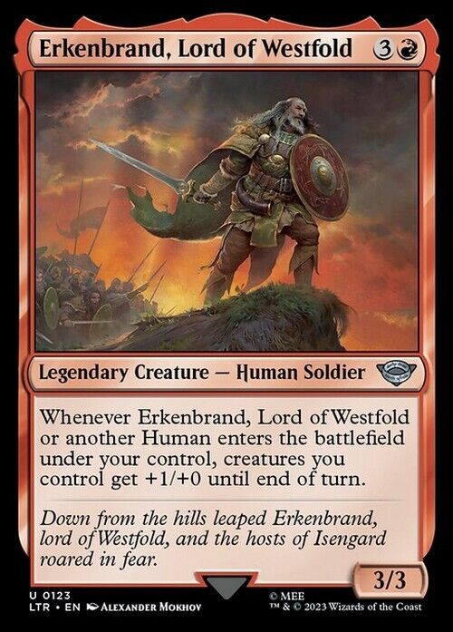Erkenbrand, Lord of Westfold ~ The Lord of the Rings [ NM ] [ Magic MTG ]