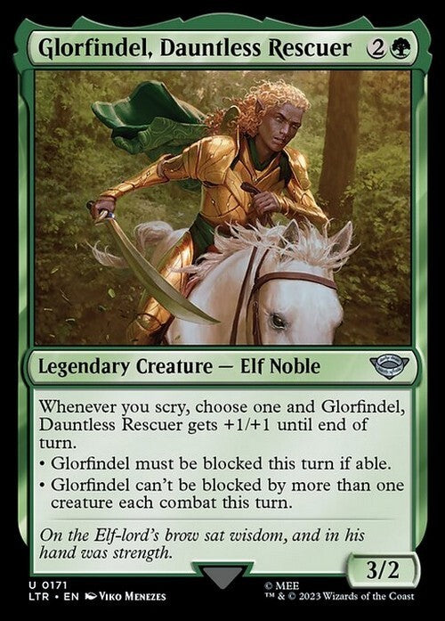 Glorfindel, Dauntless Rescuer ~ The Lord of the Rings [ NM ] [ Magic MTG ]