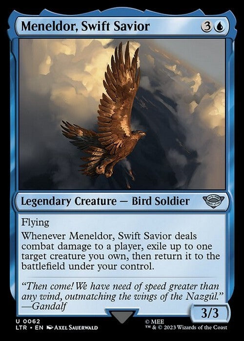 Meneldor, Swift Savior ~ The Lord of the Rings [ NM ] [ Magic MTG ]