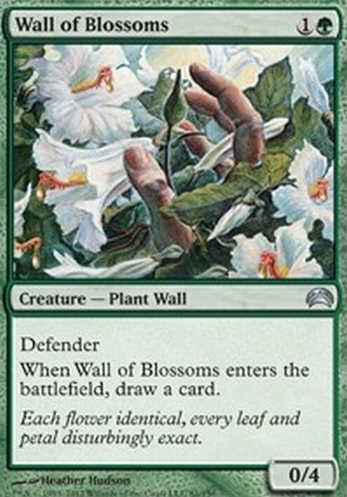 Wall of Blossoms ~ Planechase [ Excellent ] [ Magic MTG ]