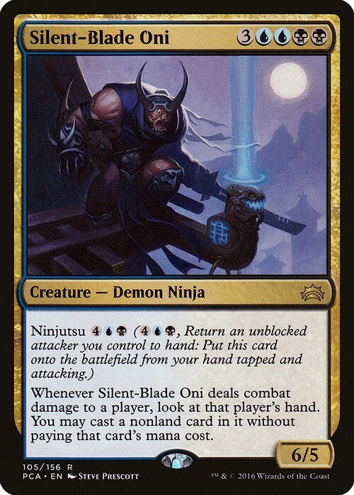 Silent-Blade Oni ~ Planechase Anthology [ PLAYED ] [ Magic MTG ]