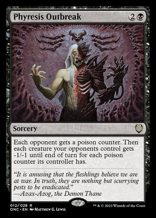 Phyresis Outbreak ~ Commander: Phyrexia: All Will Be One [ NM ] [ Magic MTG ]