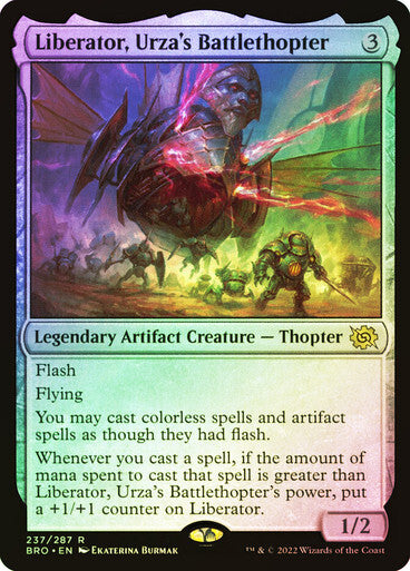 FOIL Liberator, Urza's Battlethopter ~ The Brothers' War [ NM ] [ Magic MTG ]