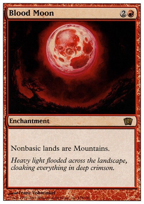 Blood Moon ~ Eighth Edition [ PLAYED ] [ Magic MTG ]