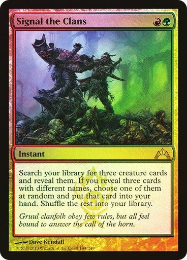 FOIL Signal the Clans ~ Gatecrash [ Excellent ] [ Magic MTG ]