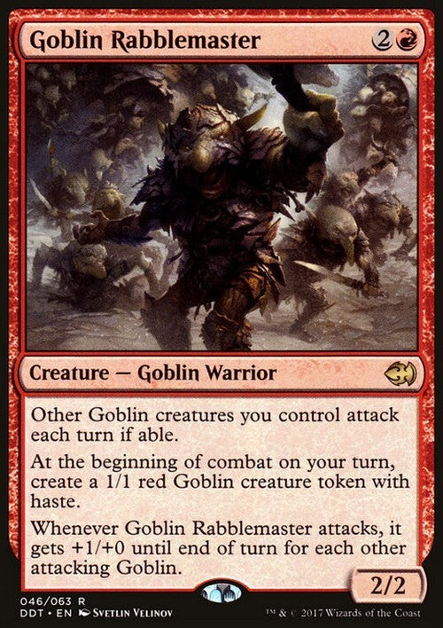 Goblin Rabblemaster ~ Duel Decks [ Excellent ] [ Magic MTG ]