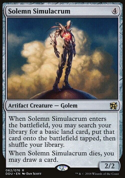Solemn Simulacrum ~ Duel Decks [ Excellent ] [ Magic MTG ]
