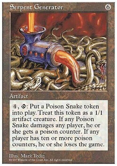 Serpent Generator ~ Fifth Edition [ Excellent ] [ Magic MTG ]