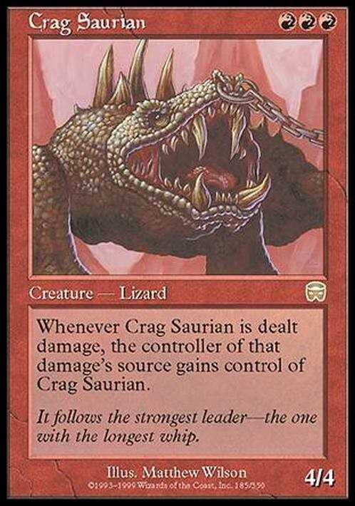 Crag Saurian ~ Mercadian Masques [ Excellent ] [ Magic MTG ] - London Magic Traders Ltd