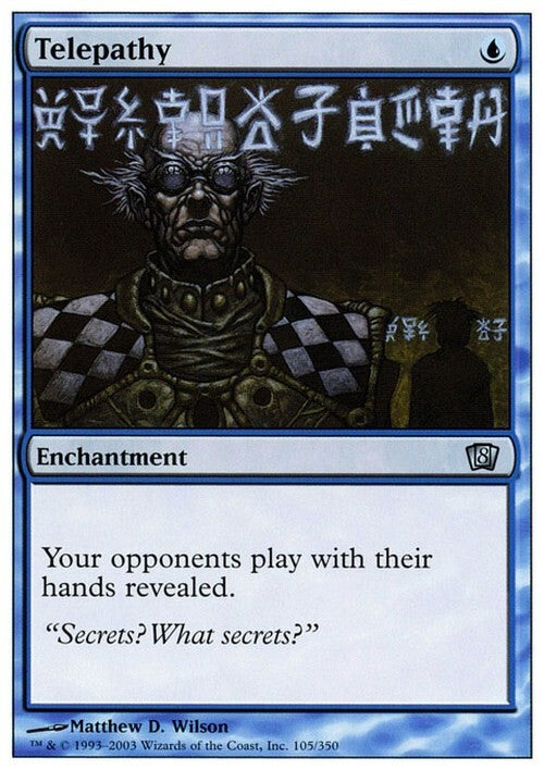 Telepathy ~ Eighth Edition [ Excellent ] [ Magic MTG ]