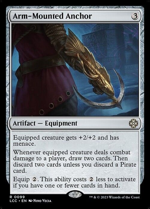 Arm-Mounted Anchor ~ Commander: The Lost Caverns of Ixalan [ NM ] [ Magic MTG ]