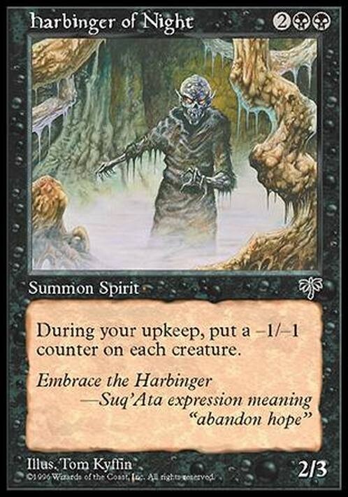 Harbinger of Night ~ Mirage [ Excellent ] [ Magic MTG ]