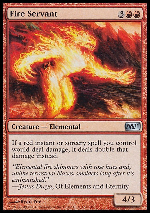 Fire Servant ~ Magic 2011 [ Excellent ] [ Magic MTG ]