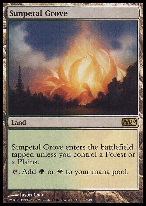 Sunpetal Grove ~ Magic 2010 [ Excellent ] [ Magic MTG ]