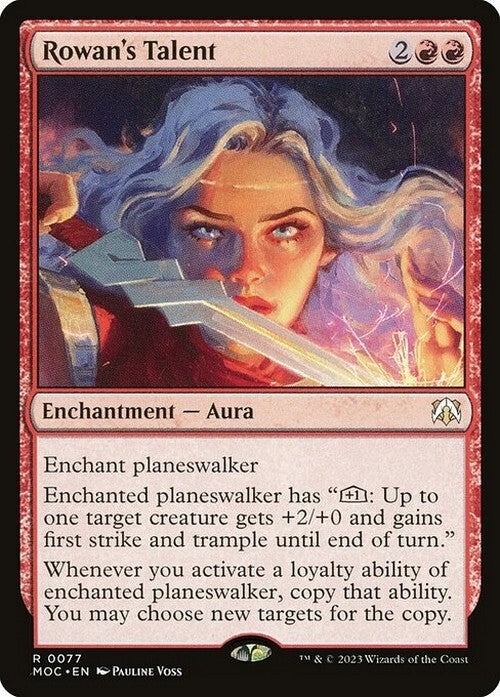 Rowan's Talent ~ Commander: March of the Machine [ NM ] [ Magic MTG ]