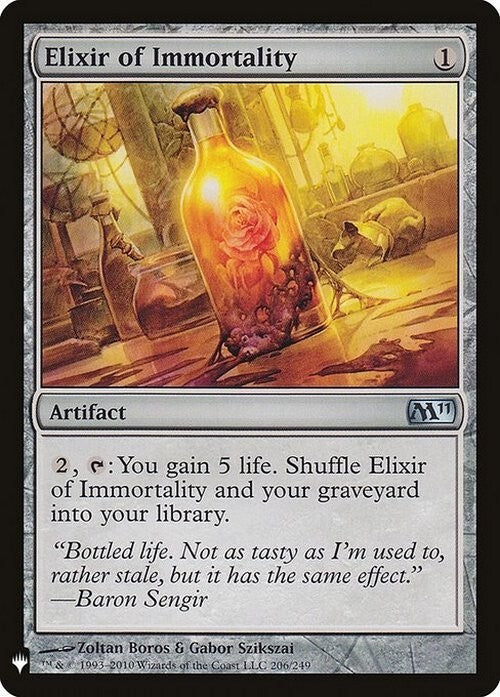 Elixir of Immortality ~ Mystery Booster [ NearMint ] [ Magic MTG ]