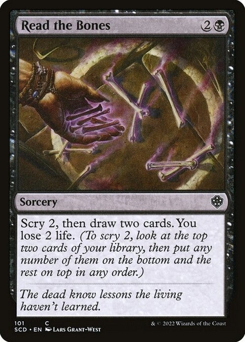 Read the Bones ~ Starter Commander [ NearMint ] [ Magic MTG ]