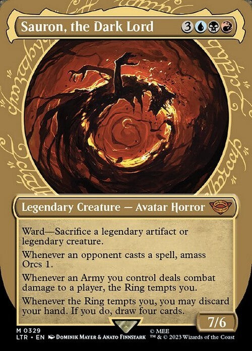 SHOWCASE Sauron, the Dark Lord ~ The Lord of the Rings [ NM ] [ Magic MTG ]