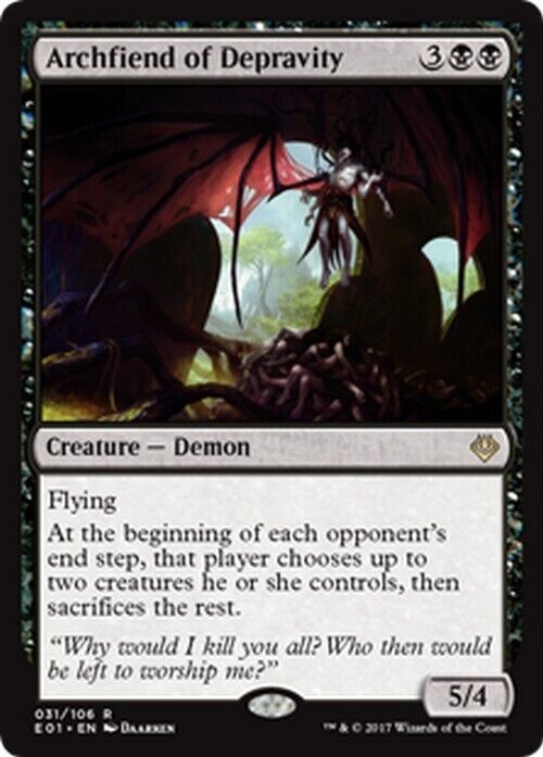 Archfiend of Depravity ~ Archenemy: Nicol Bolas [ Excellent ] [ Magic MTG ]