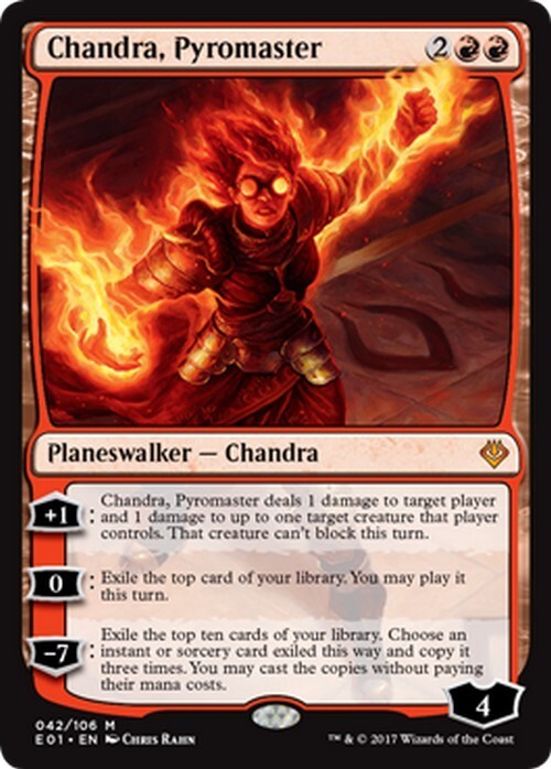 Chandra, Pyromaster ~ Archenemy: Nicol Bolas [ Excellent ] [ Magic MTG ]
